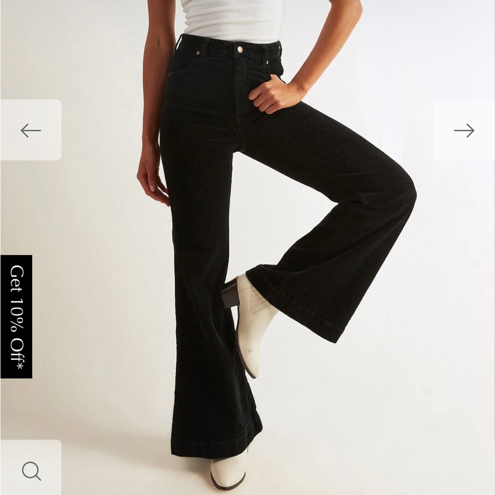 Rollas east coast flare jeans.